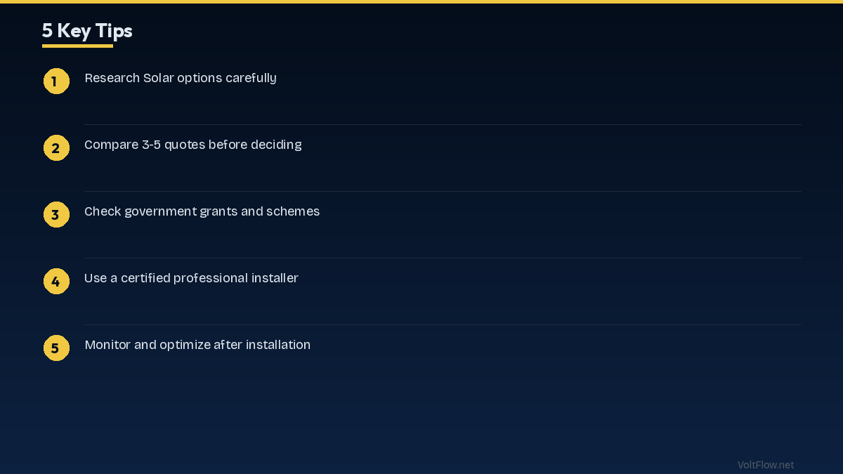 Making Solar Affordable: Finance Options